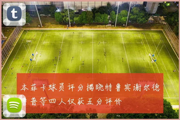 本菲卡球员评分揭晓特鲁宾谢尔德鲁普等四人仅获五分评价